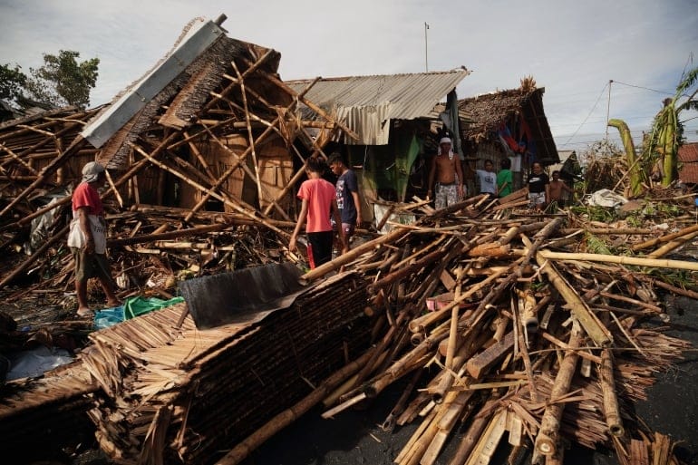 At least 31 people killed as super typhoon batters Philippines